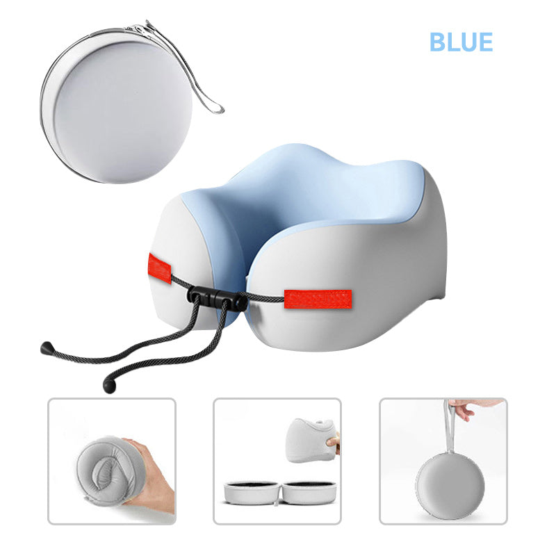 🔥Bestseller - 55% korting🔥U-vormig reisnekkussen van traagschuim✈️💤