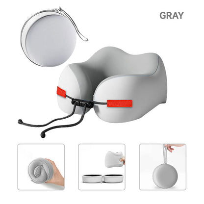 🔥Bestseller - 55% korting🔥U-vormig reisnekkussen van traagschuim✈️💤
