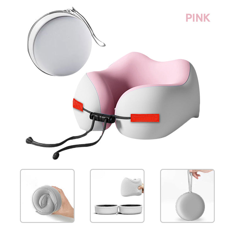 🔥Bestseller - 55% korting🔥U-vormig reisnekkussen van traagschuim✈️💤