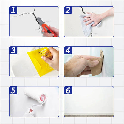 🔈🔈60% korting🔥Elastische en scheurvaste reparatiepasta voor muren