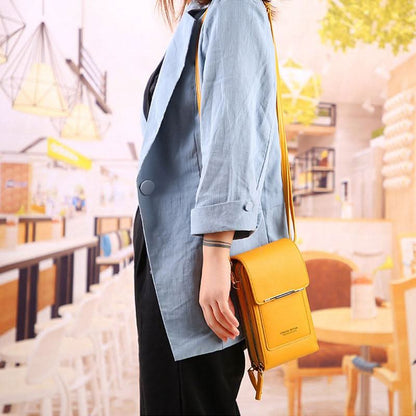 ✨️SPECIALE AANBIEDING 2026 - 60% KORTING👜 📱Dames messengerbag met touchscreen – Smartphone opladen, antidiefstal & waterbestendig