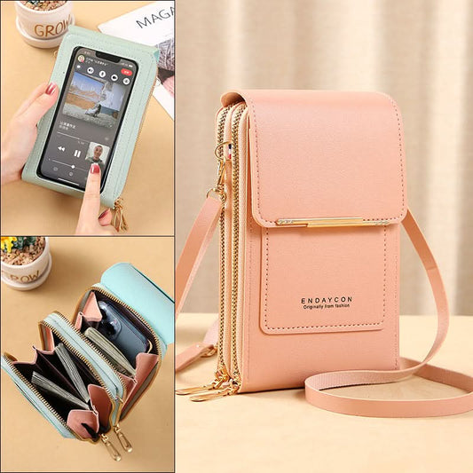 ✨️SPECIALE AANBIEDING 2026 - 60% KORTING👜 📱Dames messengerbag met touchscreen – Smartphone opladen, antidiefstal & waterbestendig