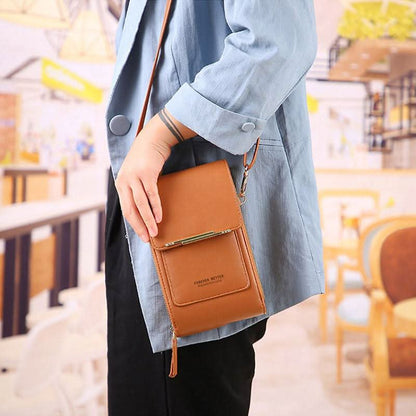 ✨️SPECIALE AANBIEDING 2026 - 60% KORTING👜 📱Dames messengerbag met touchscreen – Smartphone opladen, antidiefstal & waterbestendig