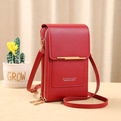 ✨️SPECIALE AANBIEDING 2026 - 60% KORTING👜 📱Dames messengerbag met touchscreen – Smartphone opladen, antidiefstal & waterbestendig