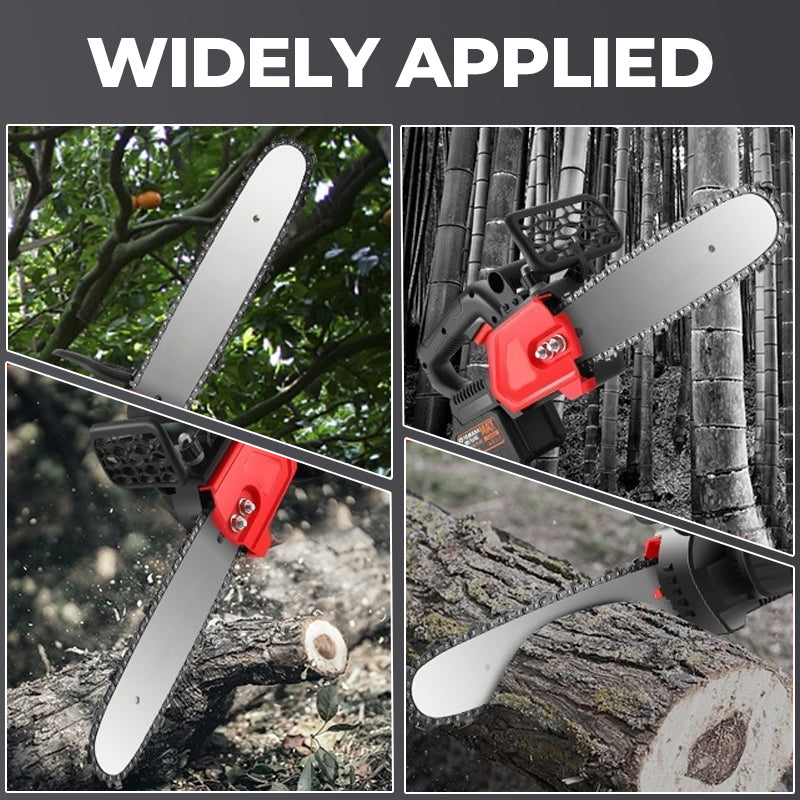 🔥Uitstekend Duits vakmanschap - Duurzame🔥Snoerloze draagbare lithium-ionkettingzaag met hoog vermogen