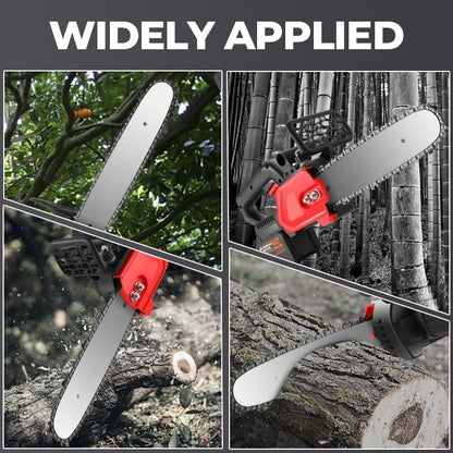 🔥Uitstekend Duits vakmanschap - Duurzame🔥Snoerloze draagbare lithium-ionkettingzaag met hoog vermogen