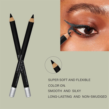 🔈🔈NU 50% KORTING💜1+1 gratis💜Houten, waterbestendige, langhoudende harde eyeliner