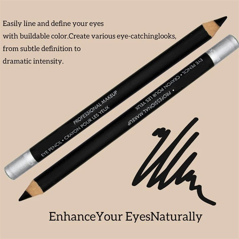 🔈🔈NU 50% KORTING💜1+1 gratis💜Houten, waterbestendige, langhoudende harde eyeliner
