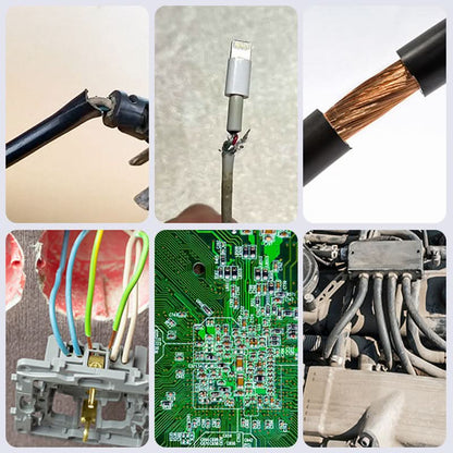 "Sluit kortsluiting AF in seconden! ⚡" "Geen gedoe meer met traditionele tape! ✂️