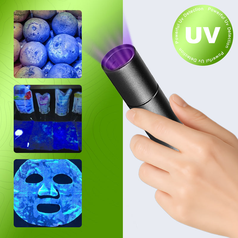 🔥55% korting🔥UV-zwartlichtzaklamp voor groente-inspectie