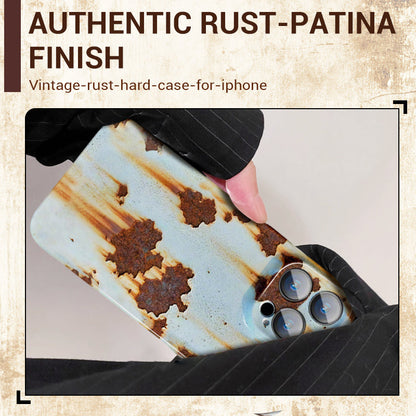 🏆📱Vintage roest hardcase voor iPhone👑