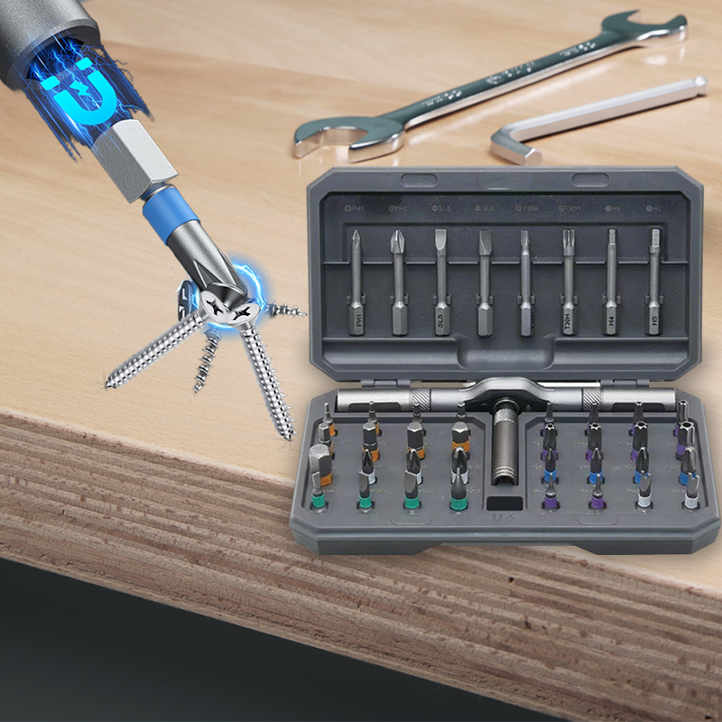 🔧✨ Alles-in-één oplossing – 42-in-1 Magnetische Schroevendraaierset met Opbergdoos