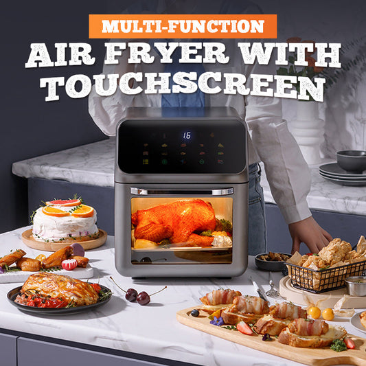 🔥60%  korting - TOP AANBIEDING🍳🍗 Multifunctionele Airfryer met kijkvenster en touchscreen | Gratis verzending✈️