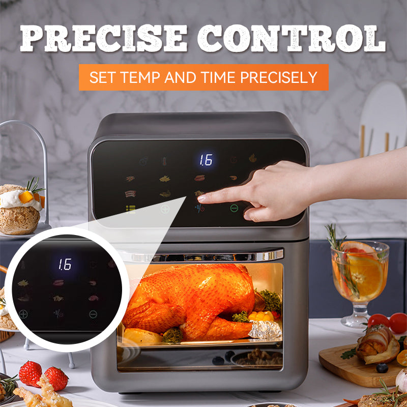 🔥60%  korting - TOP AANBIEDING🍳🍗 Multifunctionele Airfryer met kijkvenster en touchscreen | Gratis verzending✈️