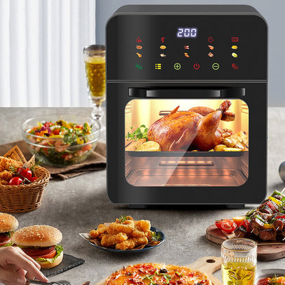 🔥60%  korting - TOP AANBIEDING🍳🍗 Multifunctionele Airfryer met kijkvenster en touchscreen | Gratis verzending✈️