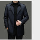 🔥55% korting🔥Halflange trenchcoat voor heren met uitneembare voering