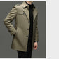 🔥55% korting🔥Halflange trenchcoat voor heren met uitneembare voering