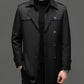 🔥55% korting🔥Halflange trenchcoat voor heren met uitneembare voering