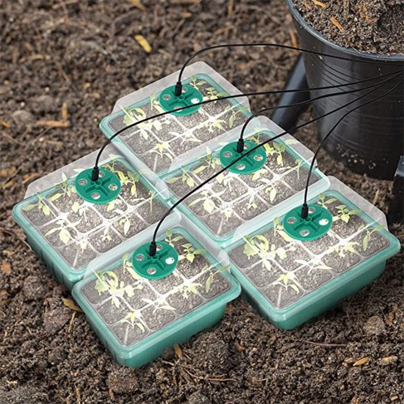 💎60% KORTING! 💎 Kweekbakken met groeilamp – Vochtregulatie, transparant en volspectrum licht 🌱💡