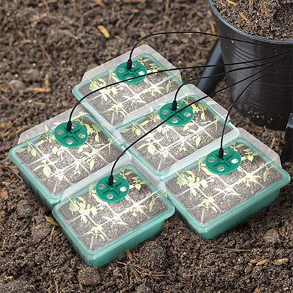 💎60% KORTING! 💎 Kweekbakken met groeilamp – Vochtregulatie, transparant en volspectrum licht 🌱💡