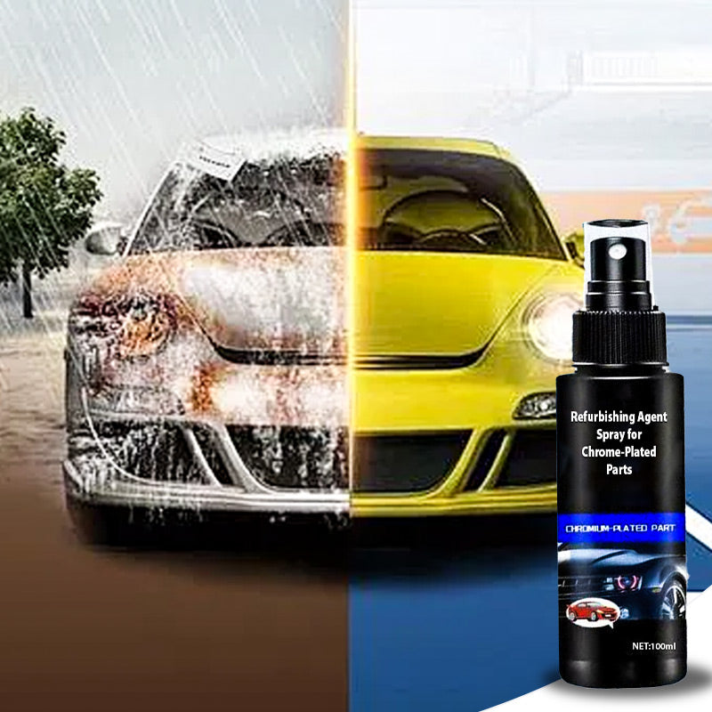 🚗55% korting🔥Opknapmiddel Spray Voor Verchroomde Onderdelen