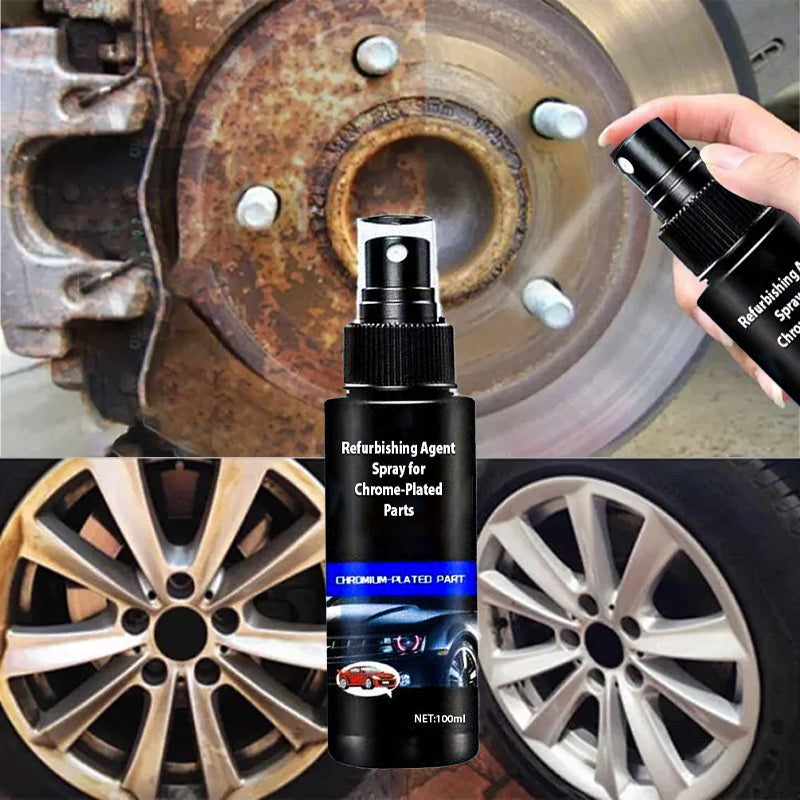 🚗55% korting🔥Opknapmiddel Spray Voor Verchroomde Onderdelen