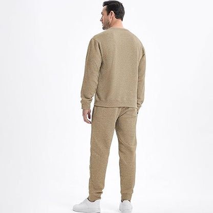 🔥55% korting🔥Heren Gebreide Jacquard 2-Delige Set - Sweatshirt & Joggingbroek