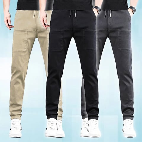 👖50% KORTING🛠️MultiPants – Duurzame cargobroek met meerdere zakken en hoge stretch