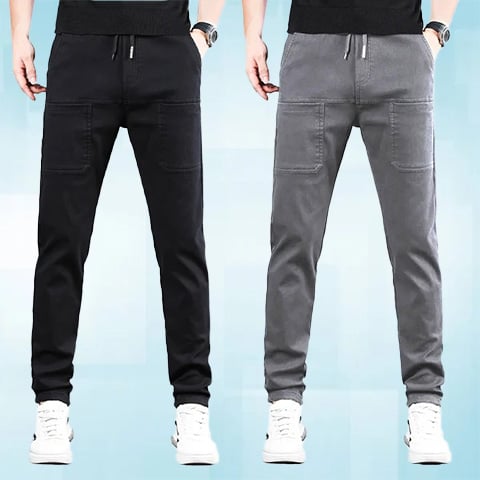 👖50% KORTING🛠️MultiPants – Duurzame cargobroek met meerdere zakken en hoge stretch
