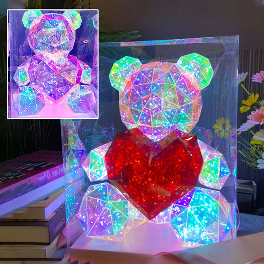 💕Valentijnsdag Special - 60% KORTING🎁 Kleurrijke Lichtgevende Beer
