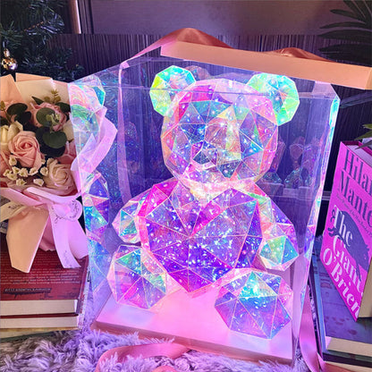 💕Valentijnsdag Special - 60% KORTING🎁 Kleurrijke Lichtgevende Beer