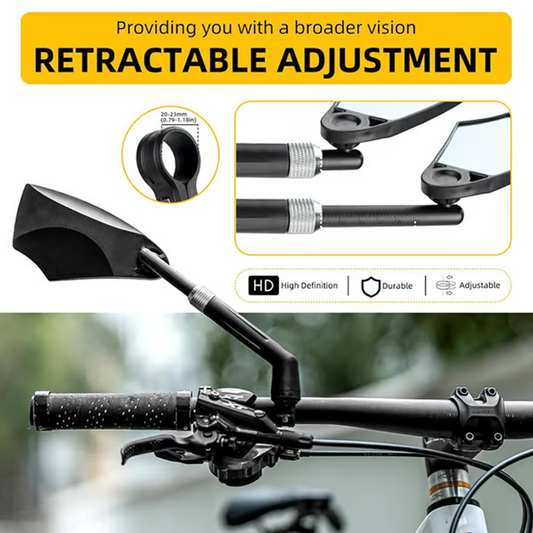 🔥 55% KORTING – 360° Verstelbare Fietsachteruitkijkspiegel | Veiligere Rijdervaring, Geen Dode Hoeken! ⏳ UITVERKOOP!