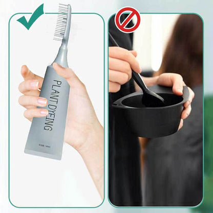 ✨ Duitse plantaardige haarverf voor uit de salon komende uitgroei – 100% plantaardige kracht, eenvoudig in gebruik en bedekt grijs haar in 5 minuten 🌿