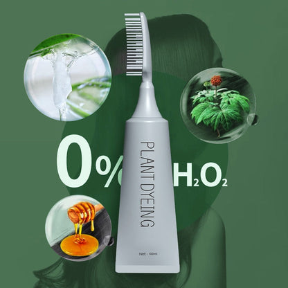 ✨ Duitse plantaardige haarverf voor uit de salon komende uitgroei – 100% plantaardige kracht, eenvoudig in gebruik en bedekt grijs haar in 5 minuten 🌿