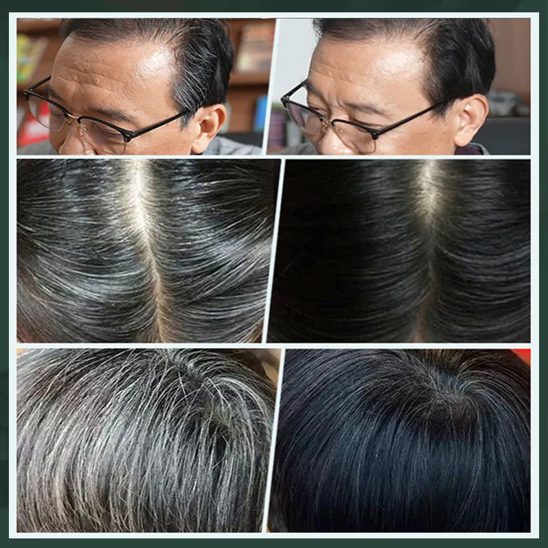 ✨ Duitse plantaardige haarverf voor uit de salon komende uitgroei – 100% plantaardige kracht, eenvoudig in gebruik en bedekt grijs haar in 5 minuten 🌿