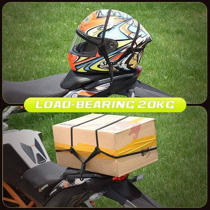 🎧 KOOP 1 KRIJG 1 GRATIS! ✨ Elastisch koord voor helm en bagage - Veilige en anti-verlies bevestiging voor fiets/reizen, lichtgewicht en duurzaam 🔒📦