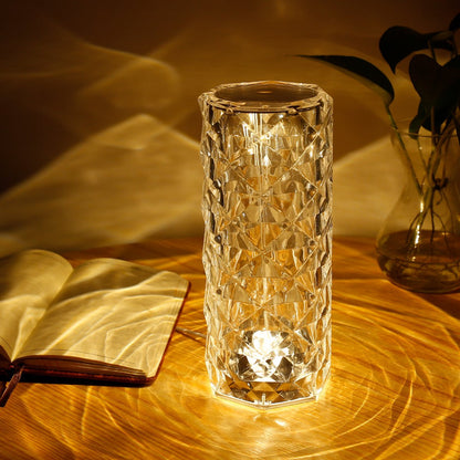 🎁Aanbieding van de laatste dag - 60% korting💥🎁Touch Rose kristallen lamp