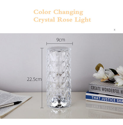 🎁Aanbieding van de laatste dag - 60% korting💥🎁Touch Rose kristallen lamp