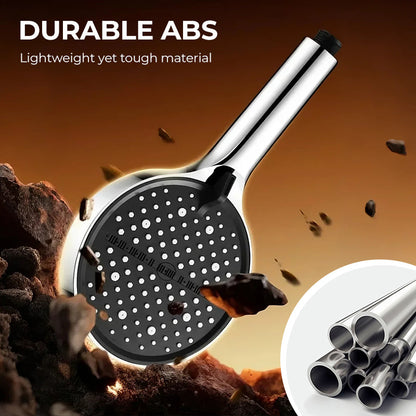 🚿 Verstelbare regendouchekop met hoge druk – 360° kantelbaar, eenvoudig te reinigen oppervlak, compatibel met standaard doucheslangen 💧