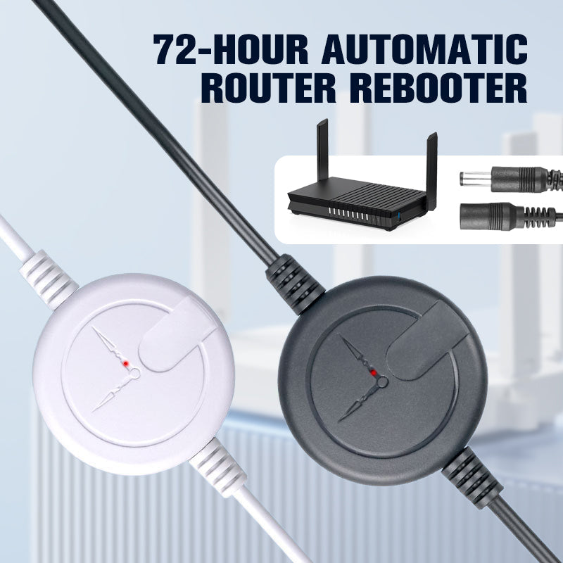📶 55% KORTING! ⚡ Automatische router-restarter - Programmeer cycli van 72 uur, stabiliseert de internetverbinding zonder tussenkomst 🔄📦