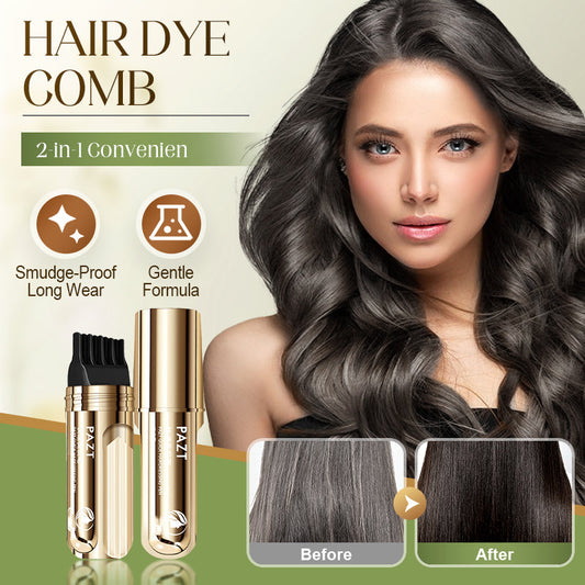 ✨KOOP 1 KRIJG 1 GRATIS✨2-in-1 handige haarverfkam voor grijs haar🌿