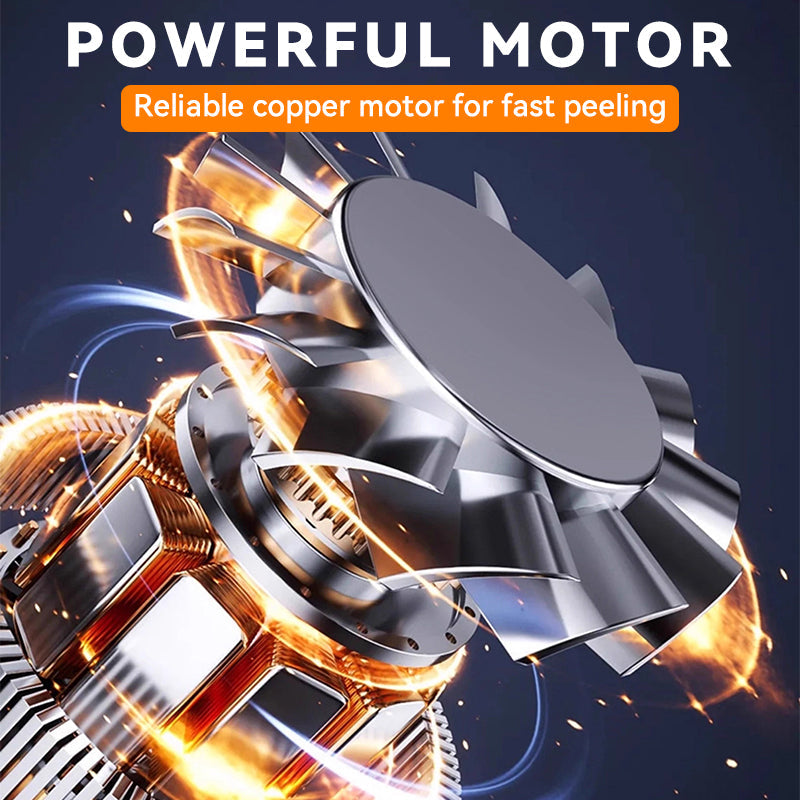 🔈🔈60% KORTING! ⚡ Transparante Elektrische Fruit- & Groenteschiller – Supersnel & Eenvoudig Schillen | Bespaar Tijd in de Keuken 🍎🥕