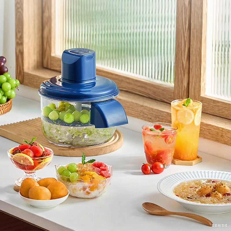 ⏳Tijdelijke korting van 50%⏰Transparante elektrische fruit- en groenteschiller🍇🧄