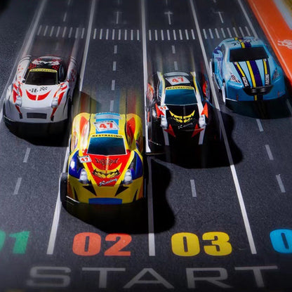 🔈🔈60% KORTING! ✨ 48 mini-auto's met ingebouwde garage - Interactief spel met geluidseffecten en racebaan voor kinderen 🚗🎪