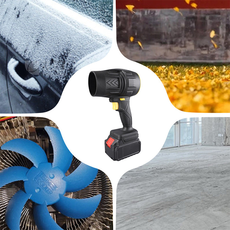 🔈🔈60% korting🔥Draadloze, draagbare, turbo-aangedreven, oplaadbare ventilator met hoog vermogen