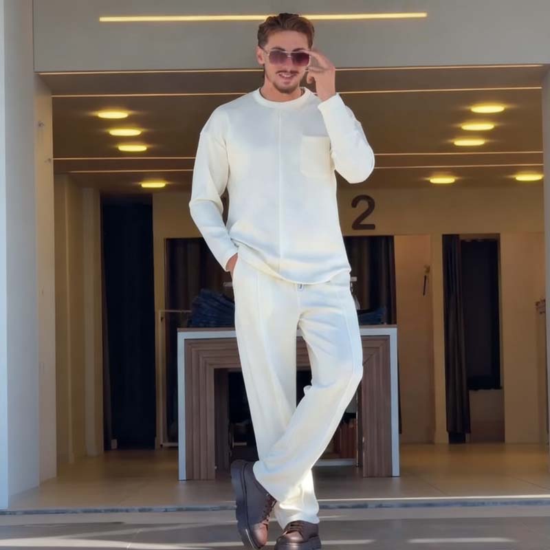 📢📢55 % korting!!!✨Casual, rekbare 2-delige set voor heren, voor de herfst