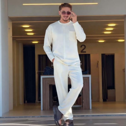 📢📢55 % korting!!!✨Casual, rekbare 2-delige set voor heren, voor de herfst