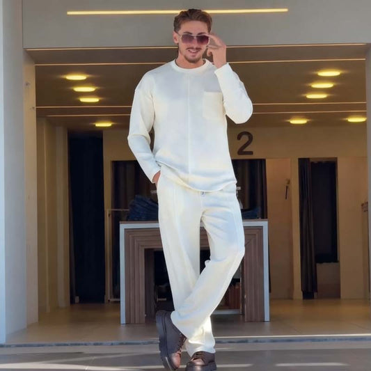 📢📢55 % korting!!!✨Casual, rekbare 2-delige set voor heren, voor de herfst