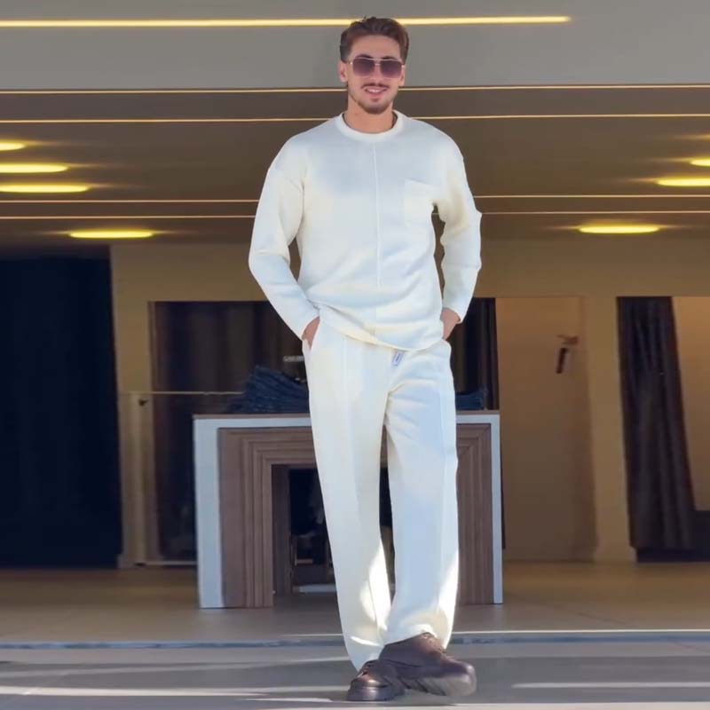 📢📢55 % korting!!!✨Casual, rekbare 2-delige set voor heren, voor de herfst