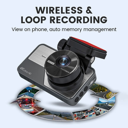 🔈🔈NU 60% KORTING! 🚗 4K Ultra HD Autodashcam – Nachtzicht, Wifi & Mobiele App | Veilig Rijden & Altijd Opnames! 🌙